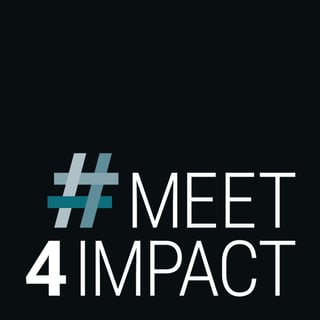 #Meet4Impact logo - dark